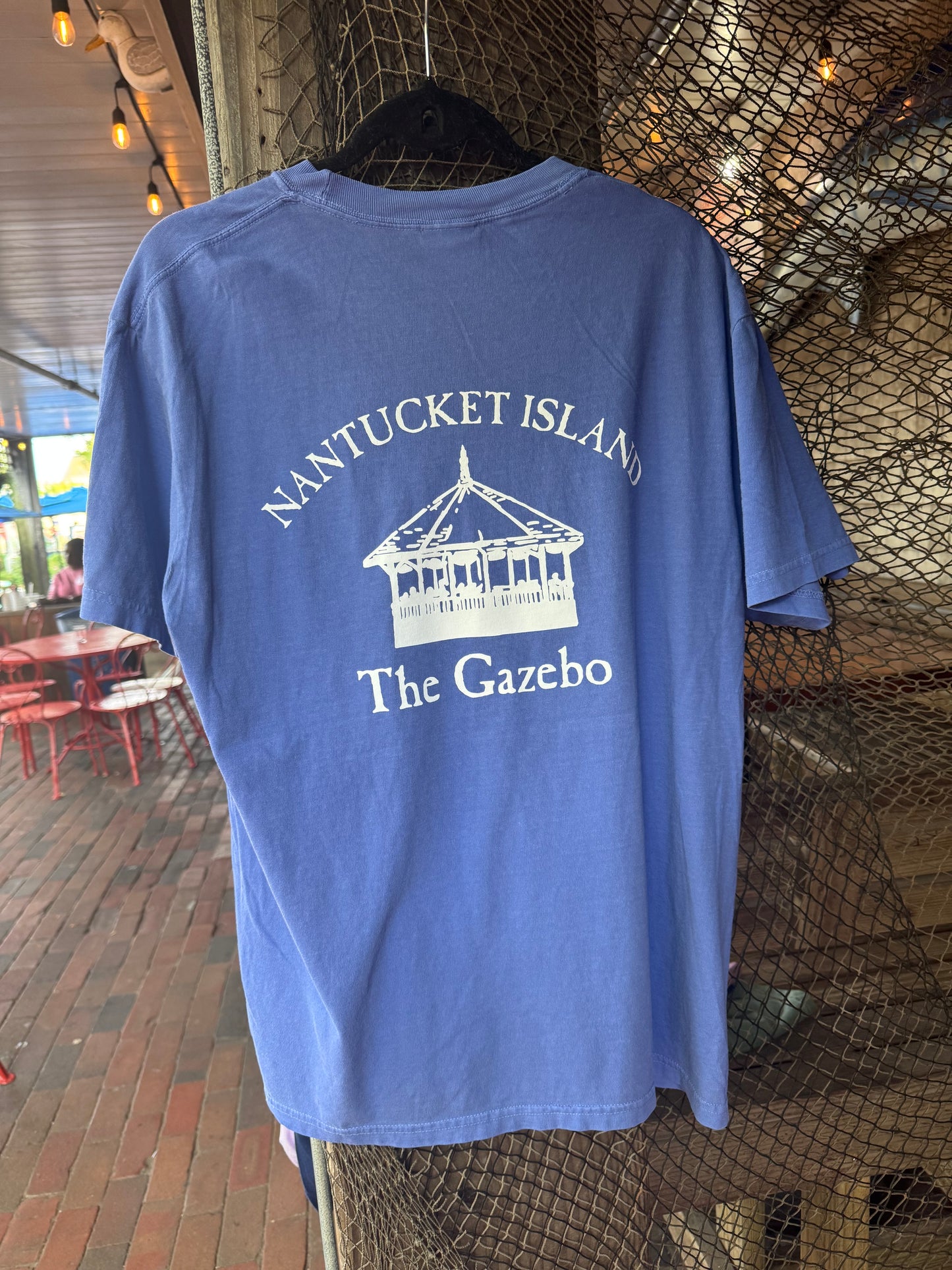 Gazebo Tee (Flo Blue)
