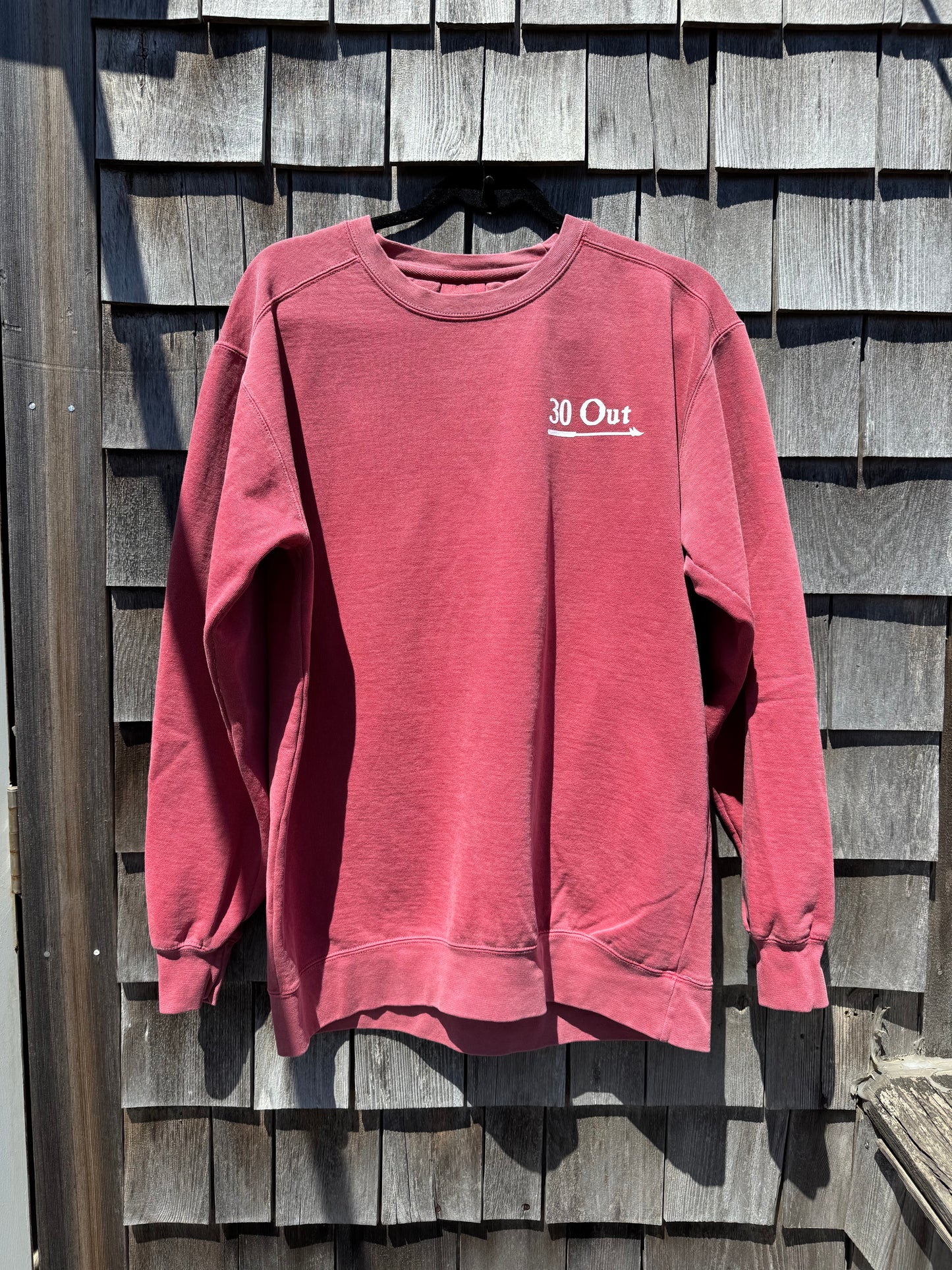 30 Out Crewneck Sweatshirt (Nantucket Red)
