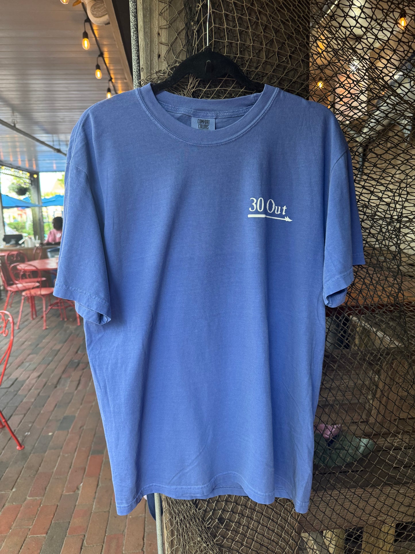 Gazebo Tee (Flo Blue)