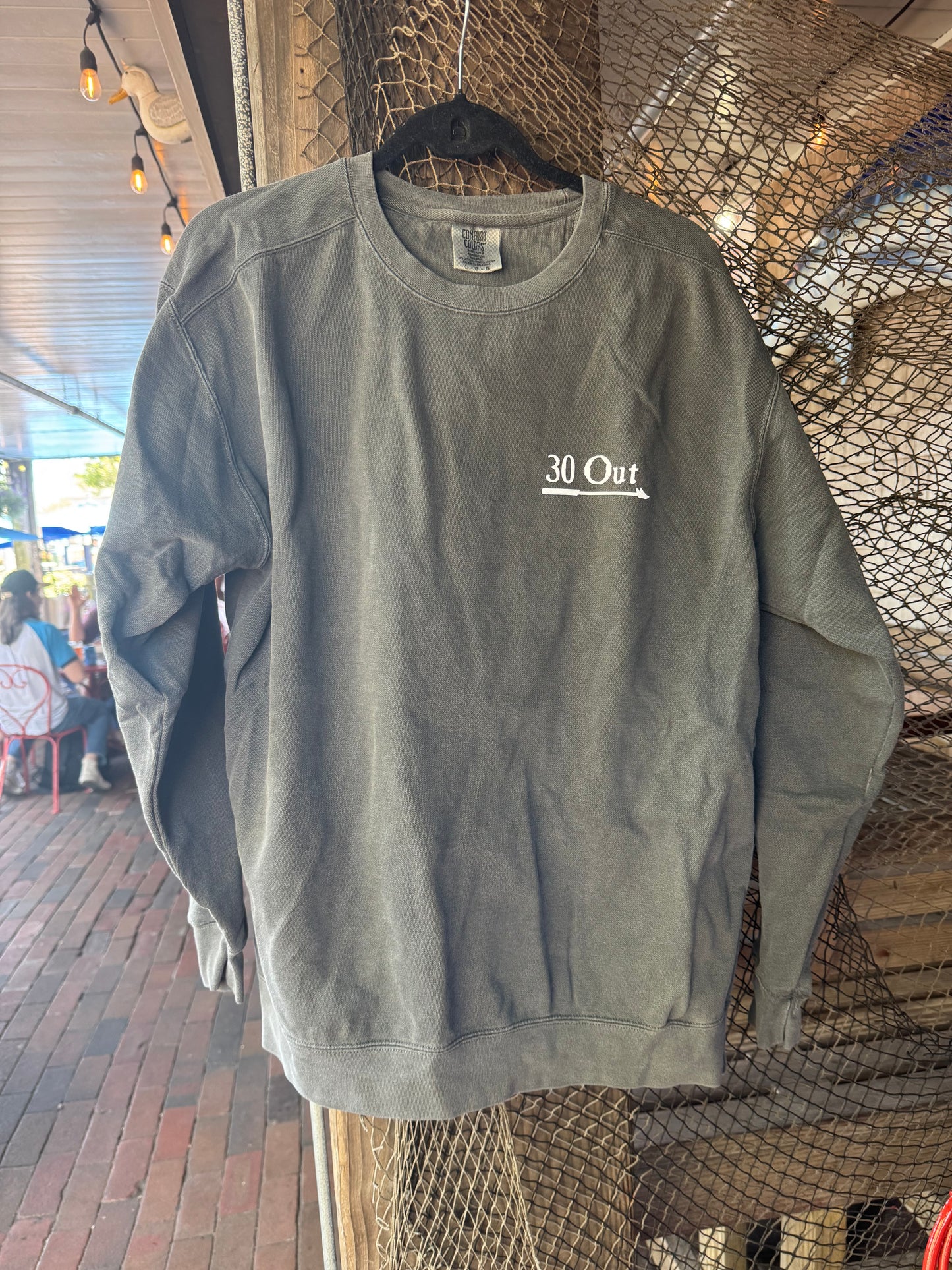 Gazebo (on back) Crewneck Sweatshirt (Pepper)