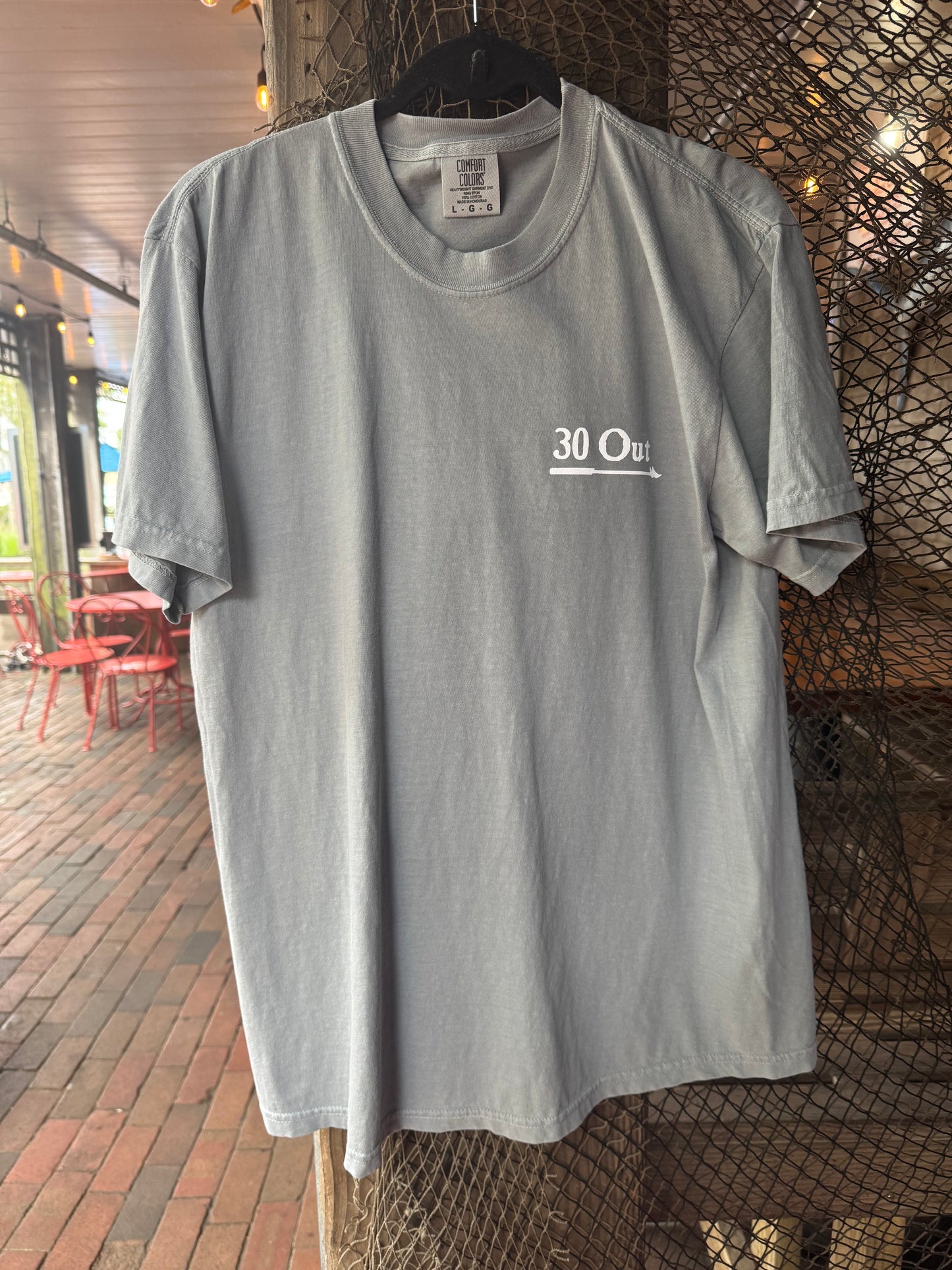 30 Out Tee (Fog Grey)
