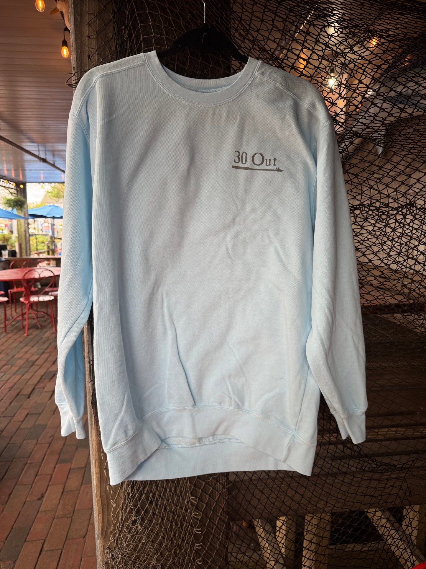 Gazebo (on back) Crewneck Sweatshirt (Chambray)