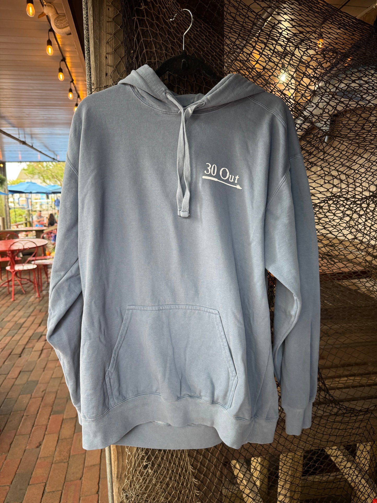 Gazebo (on back) Hoodie (Blue Jean)