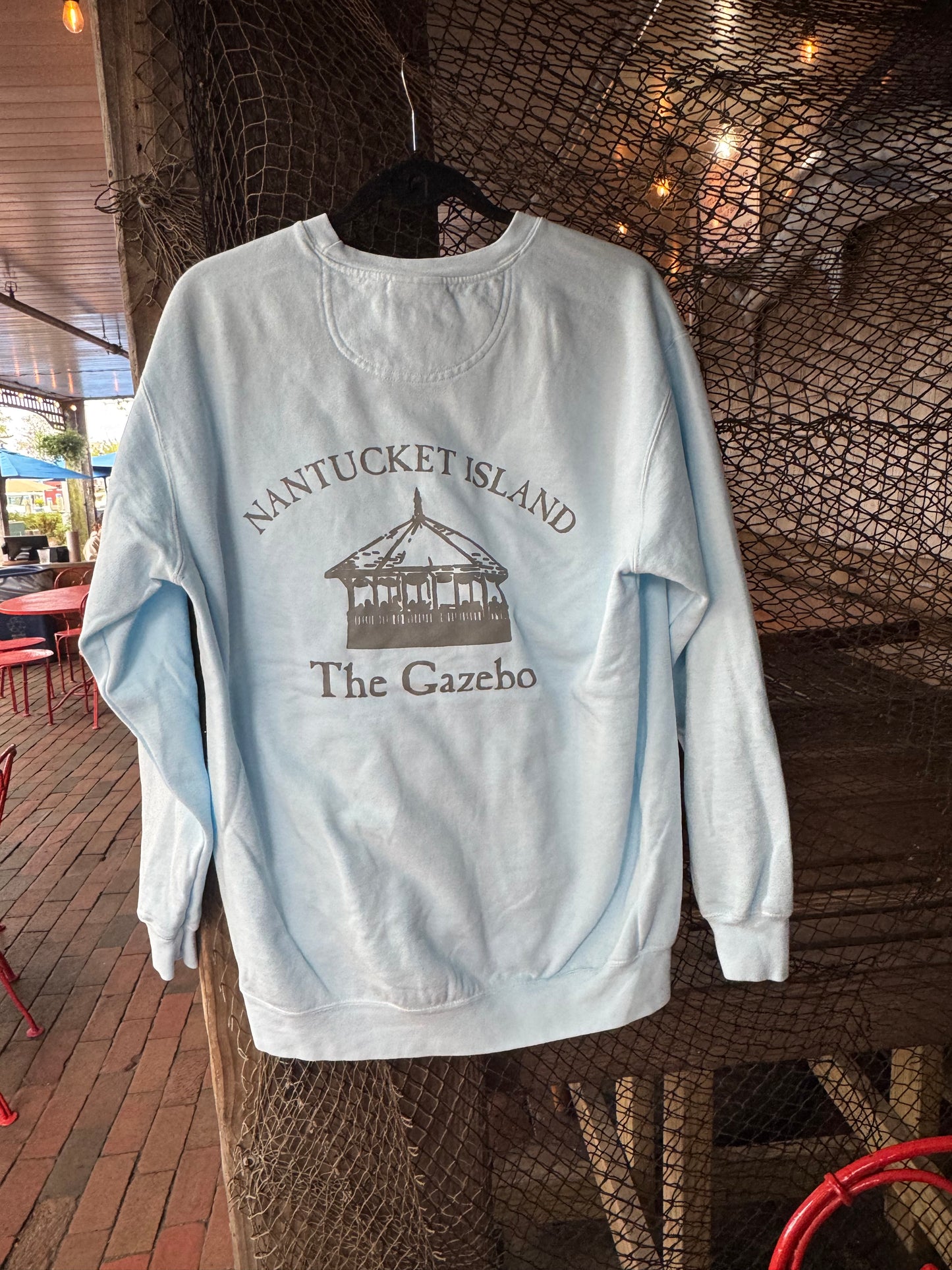 Gazebo (on back) Crewneck Sweatshirt (Chambray)