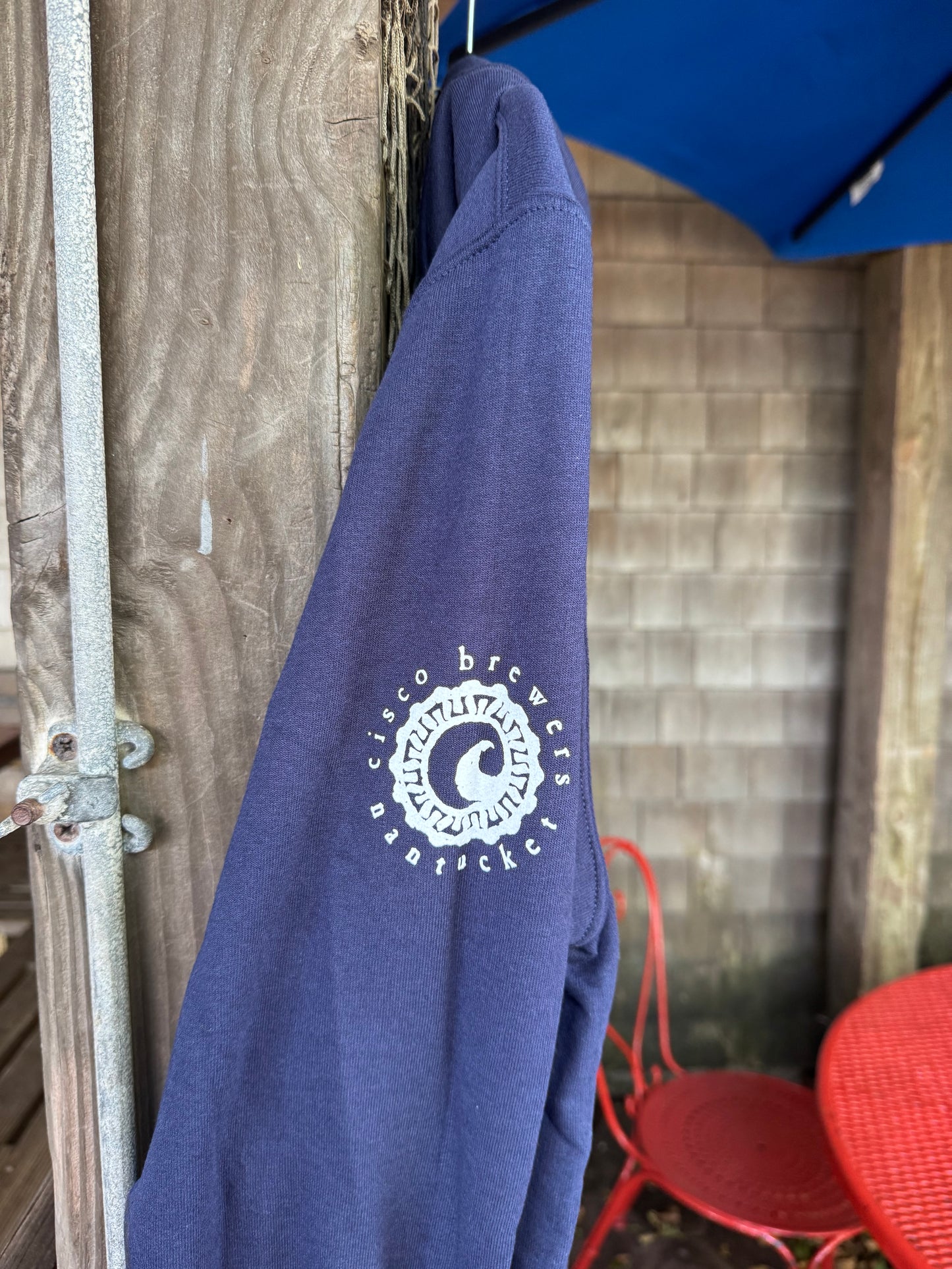 Gazebo Hoodie (Navy & White)