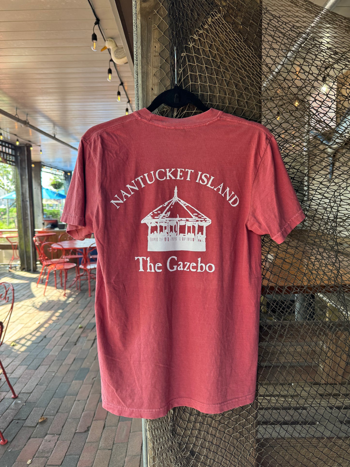 Gazebo Tee (Crimson)