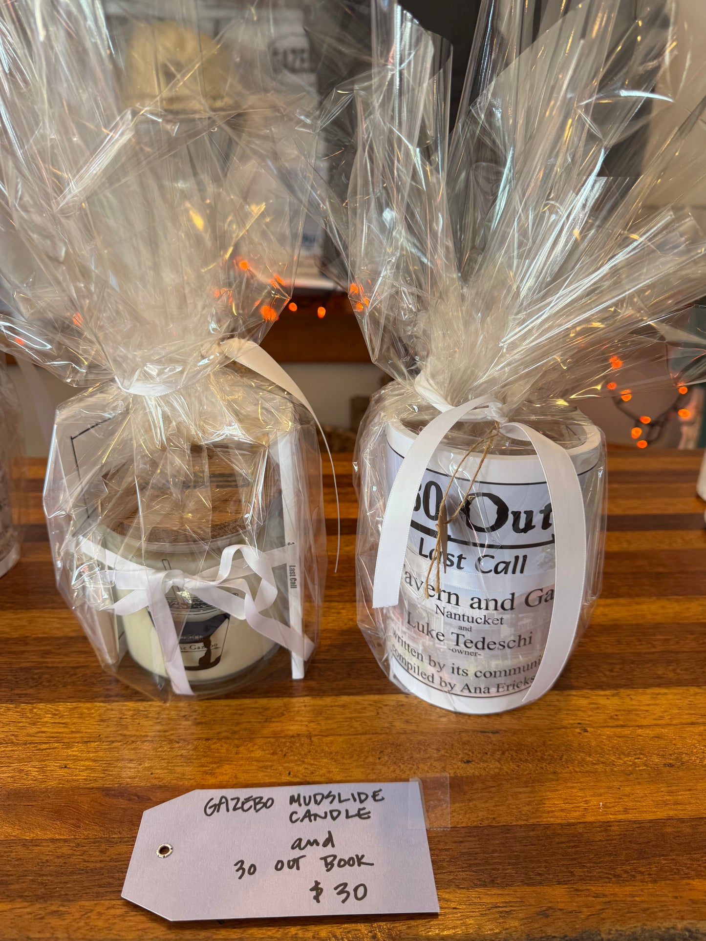 Mudslide Candle & 30 Out Last Call Book