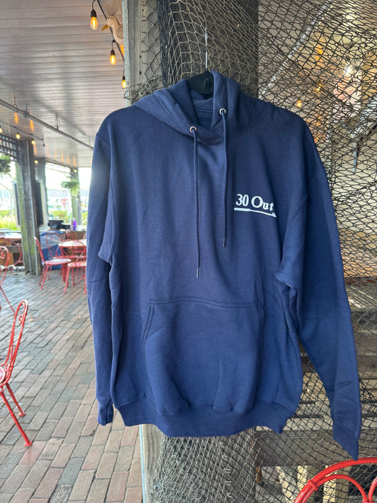 Gazebo Hoodie (Navy & White)