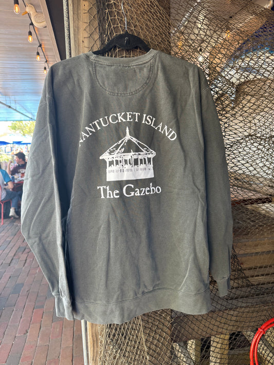 Gazebo (on back) Crewneck Sweatshirt (Pepper)