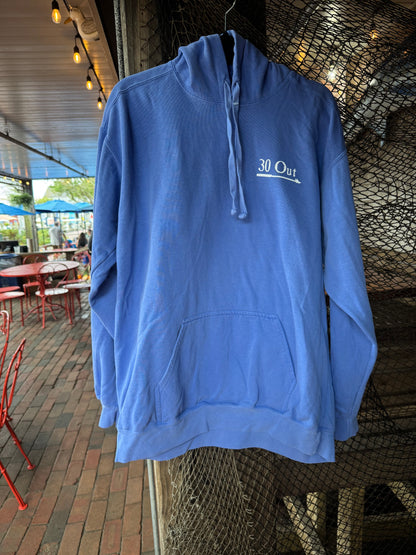 Gazebo (on back) Hoodie (Flo Blue)