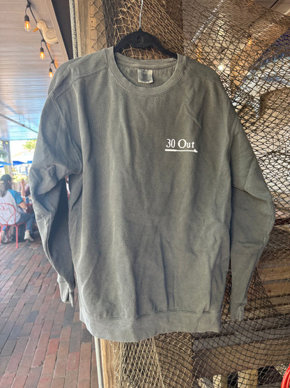 Gazebo (on back) Crewneck Sweatshirt (Pepper)