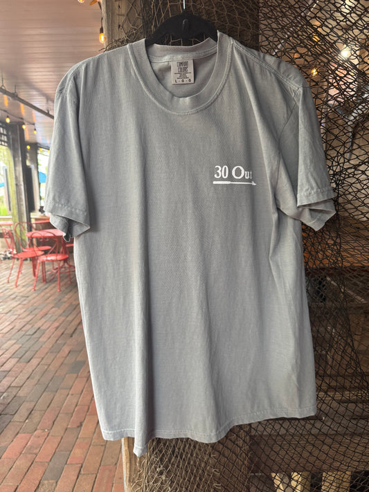 30 Out Tee (Fog Grey)
