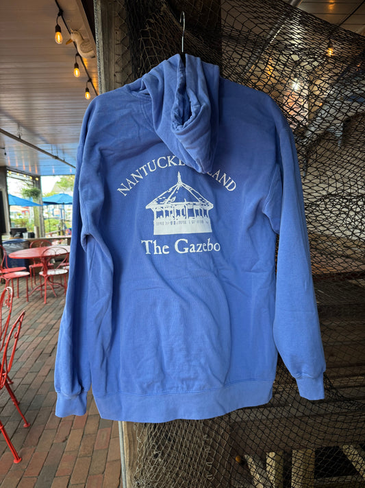 Gazebo (on back) Hoodie (Flo Blue)