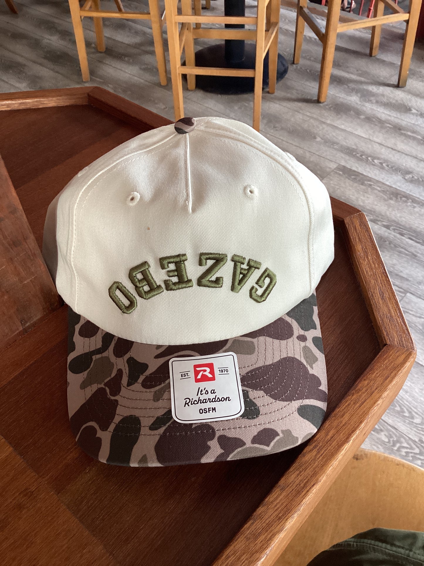 Upside Down Gazebo Hat