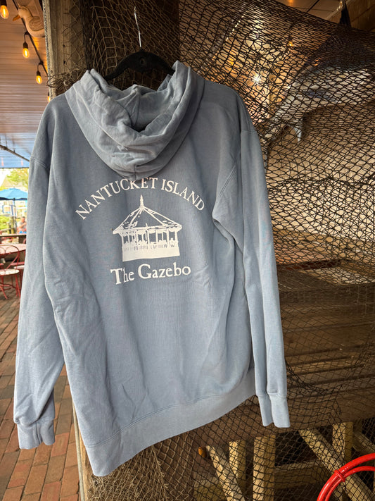 Gazebo (on back) Hoodie (Blue Jean)