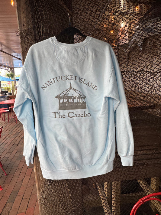 Gazebo (on back) Crewneck Sweatshirt (Chambray)