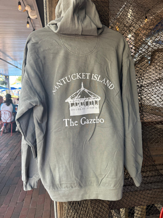 Gazebo (on back) Hoodie (Fog Grey)
