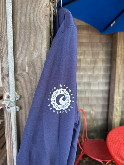 Gazebo Hoodie (Navy & White)