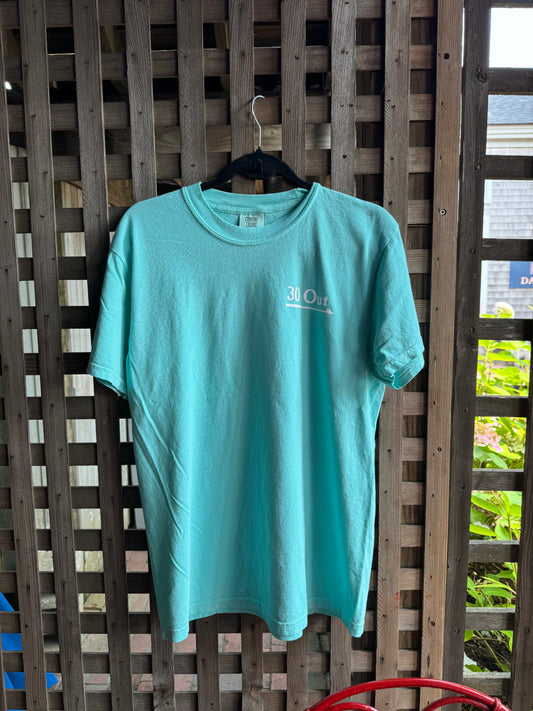 30 Out Tee (Chalky Mint)