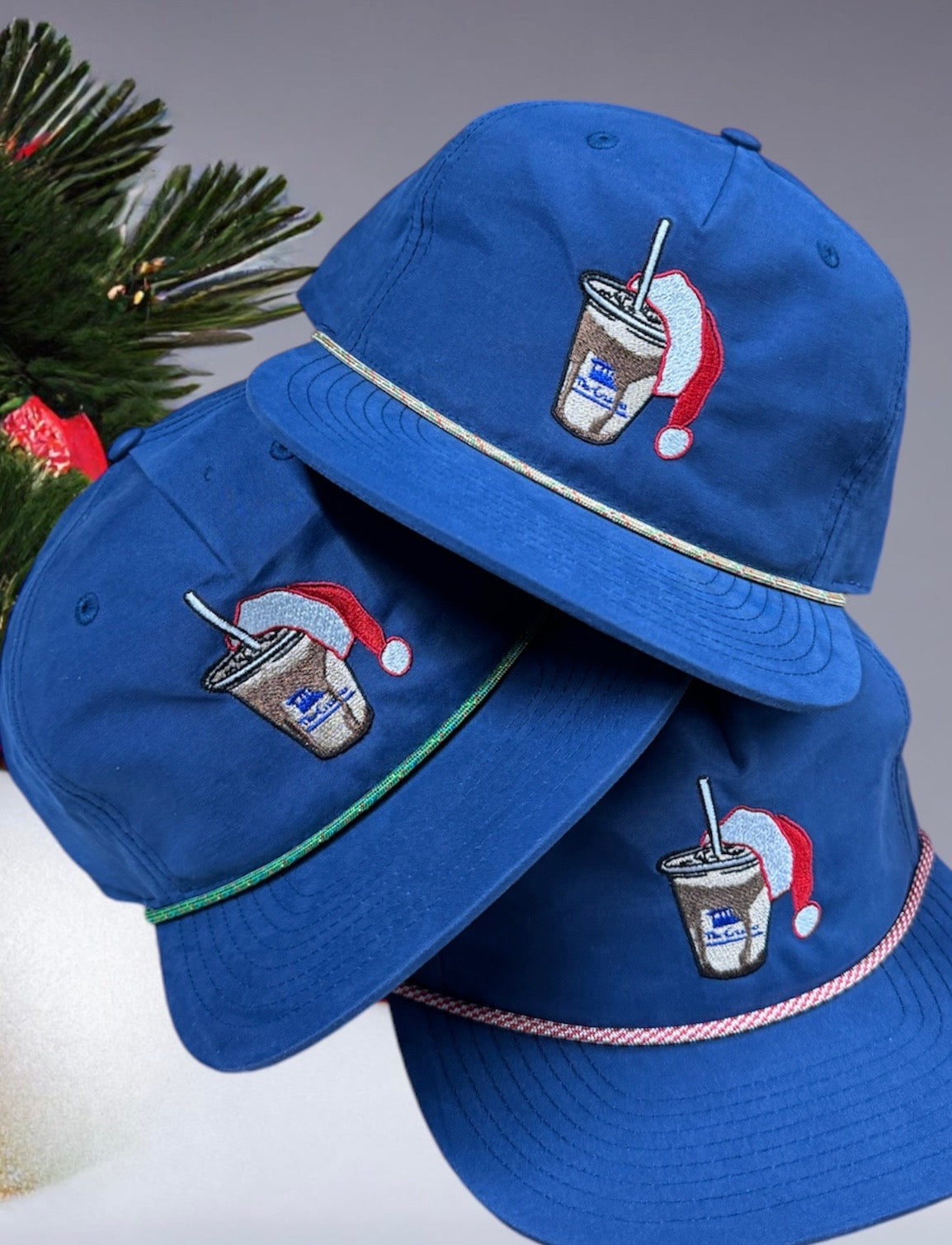 *Special Addition* Holiday Mudslide Rope Hat (Blue)