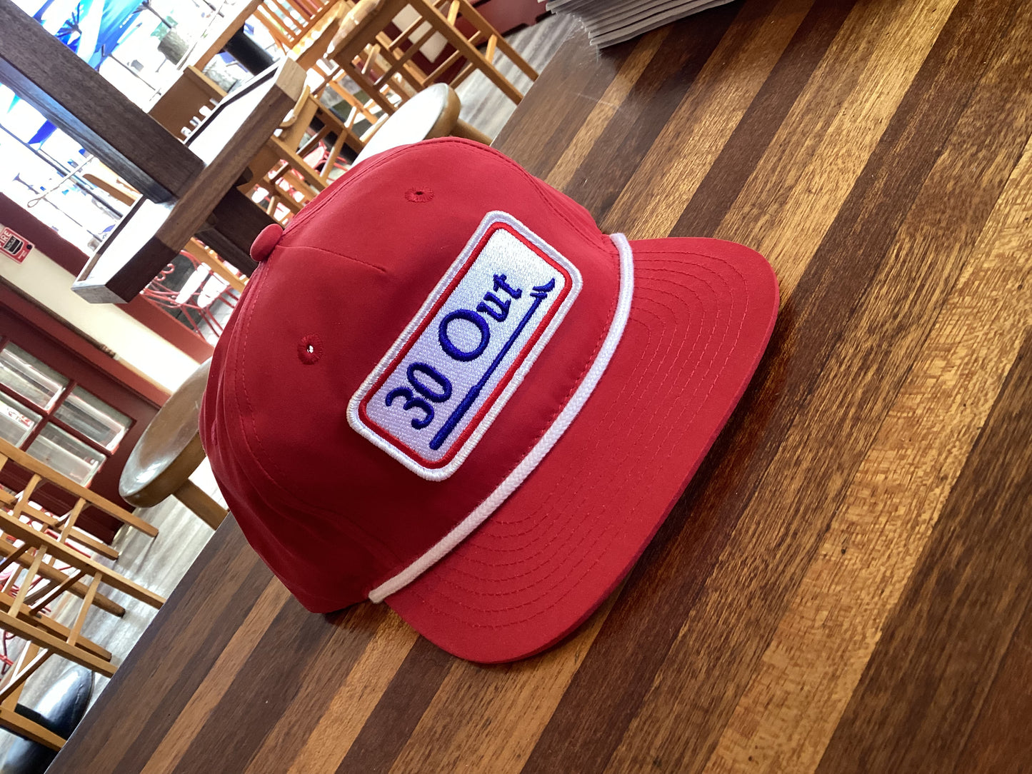 30 Out Rope Hat (Red)
